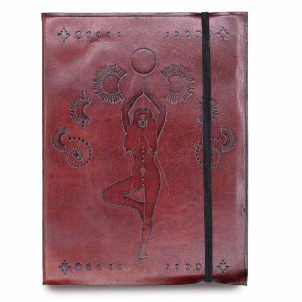 Medium Notebook with strap - Cosmic Goddess - Image 5