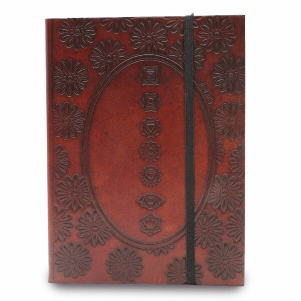 Small Notebook with strap - Chakra Mandala - Image 4