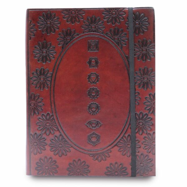Medium Notebook with strap - Chakra Mandala - Image 4