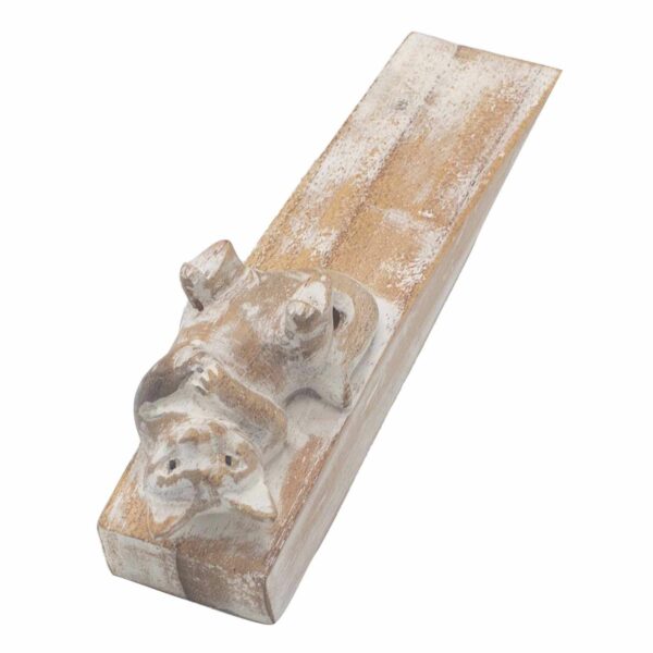 Hand carved Doorstop - Kitten - Image 3