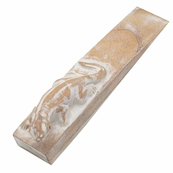 Hand carved Doorstop - Gecko - Image 3