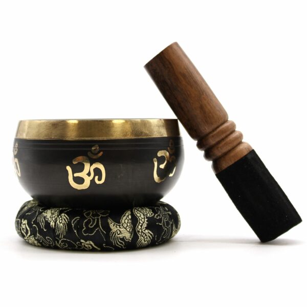 Yoga Om Singing Bowl Set - Image 2