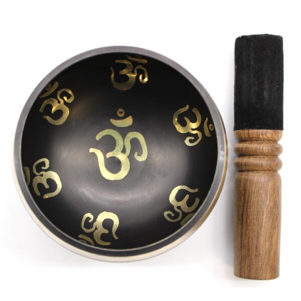 Yoga Om Singing Bowl Set - Image 3