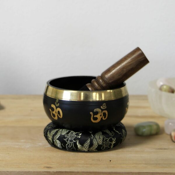 Yoga Om Singing Bowl Set - Image 6
