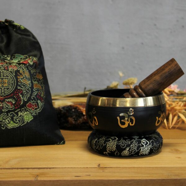 Yoga Om Singing Bowl Set - Image 7