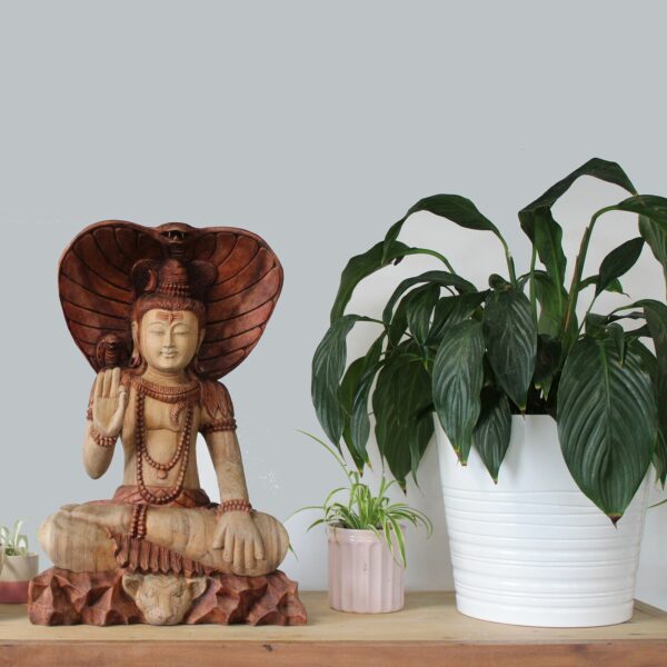 Shiva with Cobra - 50cm - Image 5