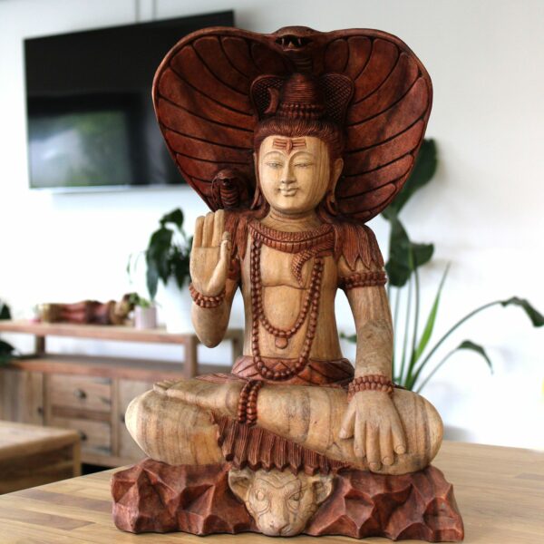 Shiva with Cobra - 50cm - Image 12