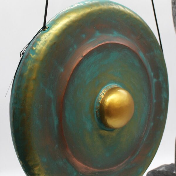 Medium Gong in Stand - 50cm - Greenwash - Image 5