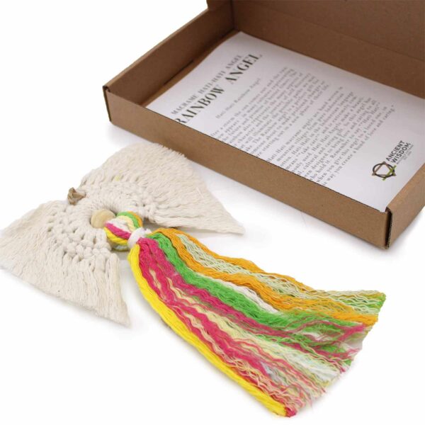 Macrame Angel - Rainbow - Image 4