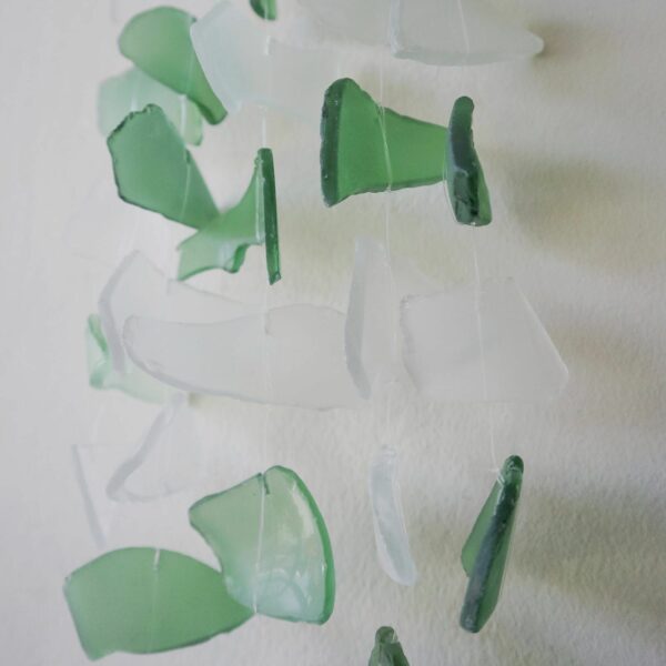 Copis & Glass Drop - Green & White Glass - Image 2