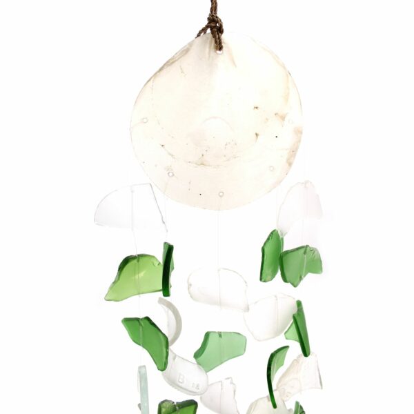 Copis & Glass Drop - Green & White Glass - Image 4