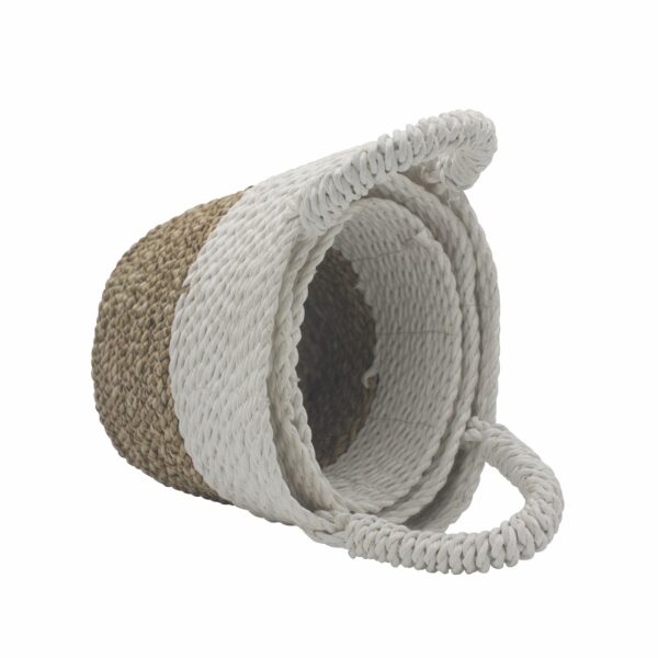 Seagrass Basket Set - Natural White - Image 6