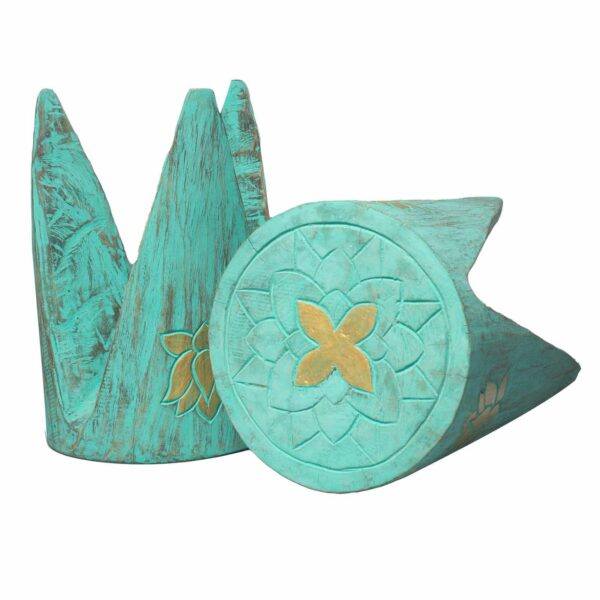 Interlocking Table/Stool set of 2 - Lrg Turquoise - Image 4