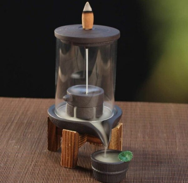 Backflow Incense Burner - Teahouse Waterfall - Image 3
