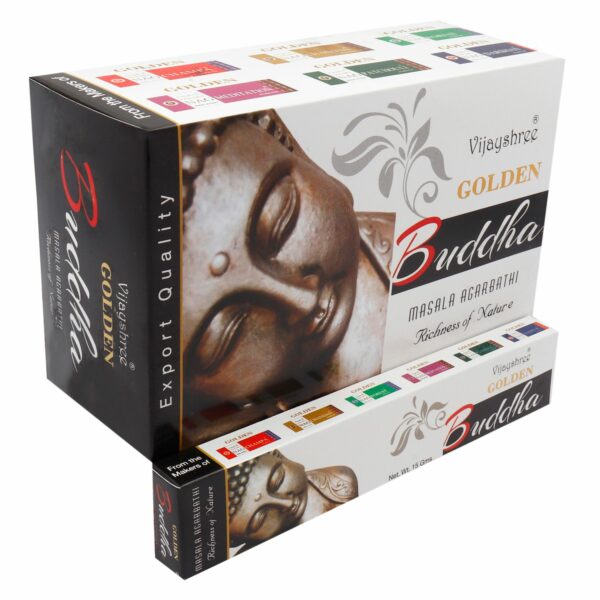 15g Golden Buddha Incense - Image 2