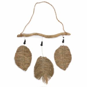Three Piece Raffa Leaves 46x53cm