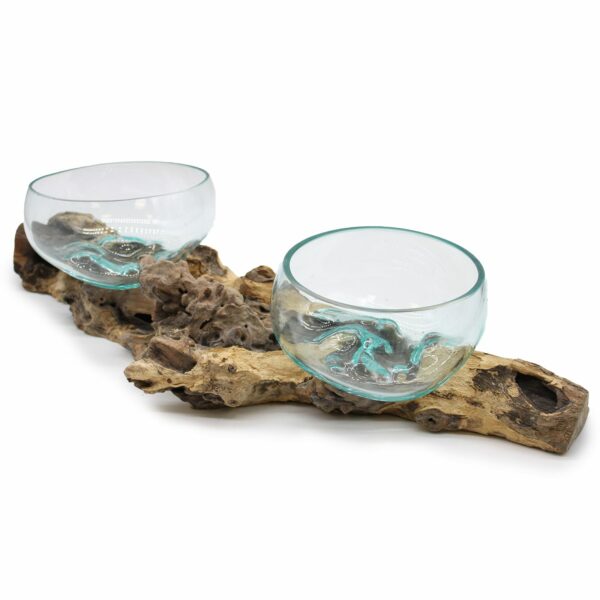 Molton Glass on XLarge Double Stand - 70cm - Image 4