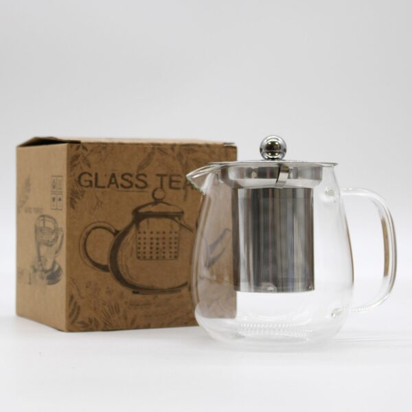 Glass Infuser Teapot - Contemporary - 550ml - Image 2