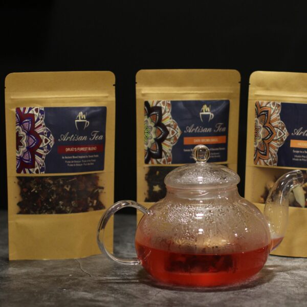 Glass Infuser Teapot - Round Pearl - 800ml - Image 7