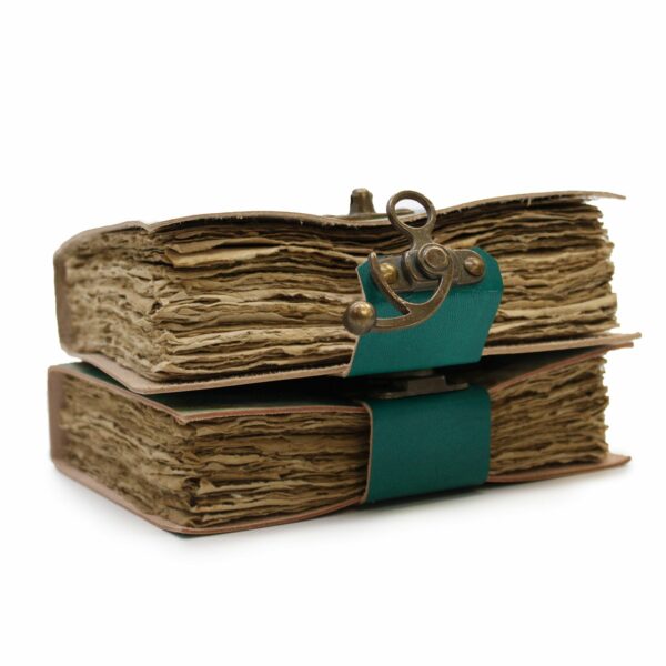 Leather "Bee Kind" Deckle-edge Notebook (7x5") - Image 5