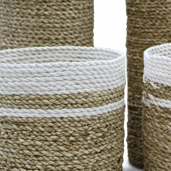 Seagrass Set - 2 Vase & 2 Bins - Image 6
