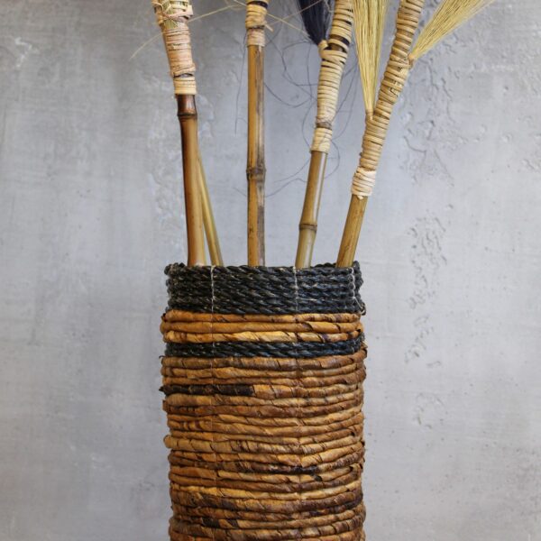 Banana Leaf Set - 2 Vase & 2 Bins - Image 9