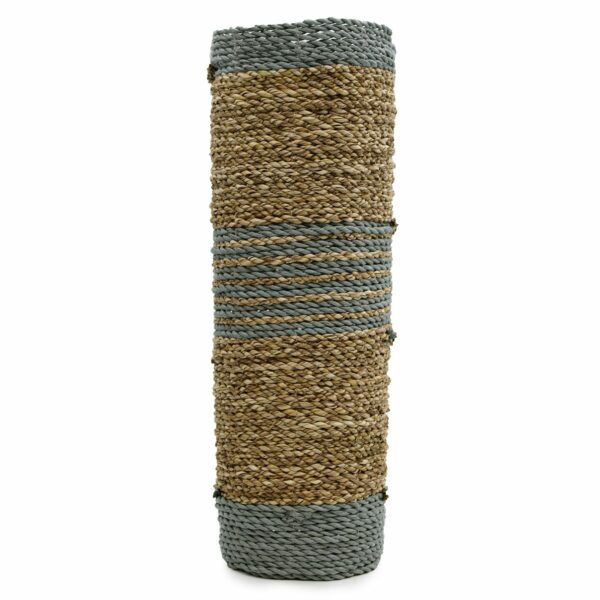 Seagrass & Abu-Abu Raffia Set - 2 Vase & 2 Bins - Image 5
