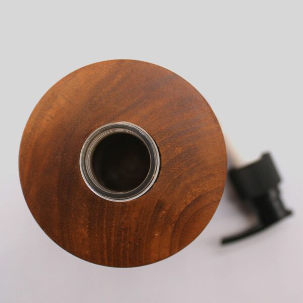 Natural Teakwood Soap Dispenser - Taper - Image 7