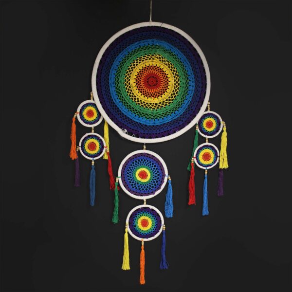 Extra Large Dreancatcher - Vivid Rainbow - Image 4