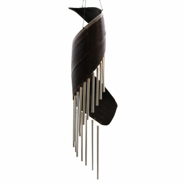 Coconut Leaf Wind Chimes - Chocolate - Image 4