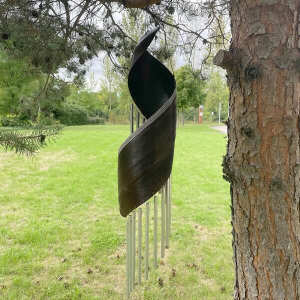 Coconut Leaf Wind Chimes - Chocolate - Image 6