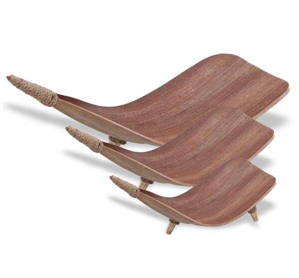 Coconut Leaf Fruit Bowl Set - Natural - Image 2