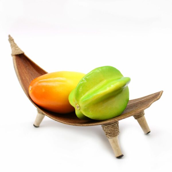 Coconut Leaf Fruit Bowl Set - Natural - Image 7