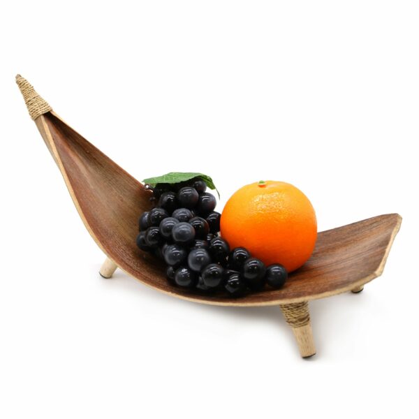 Coconut Leaf Fruit Bowl Set - Natural - Image 8