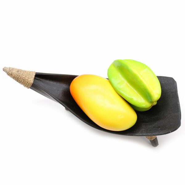 Coconut Leaf Fruit Bowl Set - Chocolate - Image 6