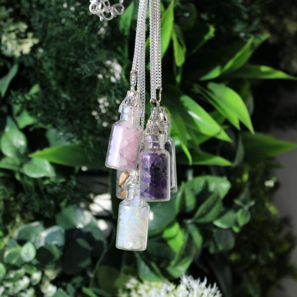 Bottled Gemstones Necklace - Amethyst - Image 2