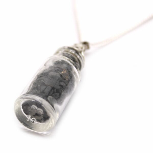 Bottled Gemstones Necklace - Black Onyx - Image 4