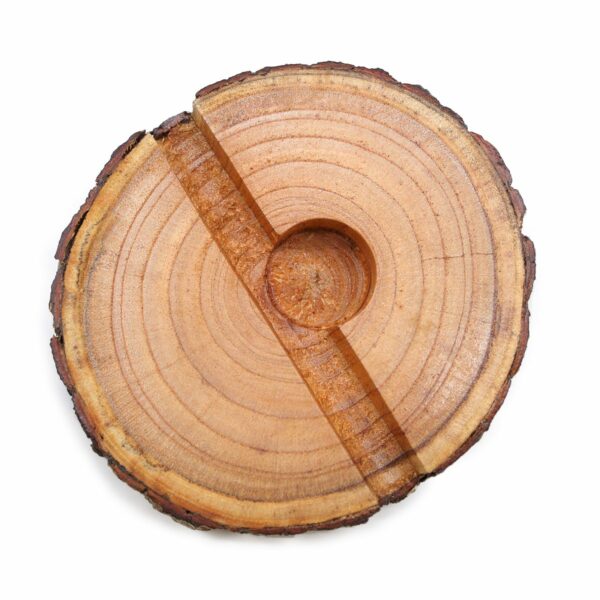 Small Log Phone Holder (full slice) - Natural - Image 3
