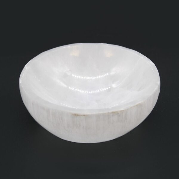 Selenite Round Bowl - 10cm - Image 3