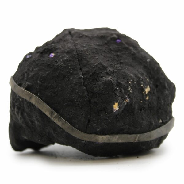 Coloured Calsite Geodes - Black Rock - Purple - Image 3