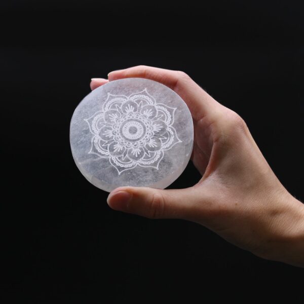 Small Charging Plate 8cm - Mandala Design - Image 2