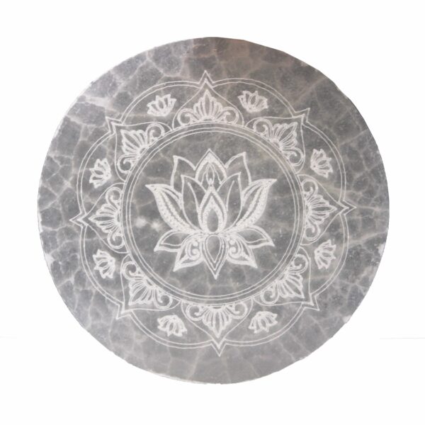 Medium Charging Plate 10cm -  Lotus Mandala - Image 3