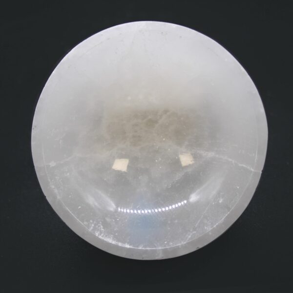 Selenite Round Bowl - 8cm - Image 3