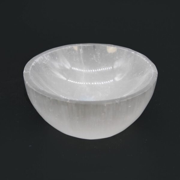 Selenite Round Bowl - 8cm - Image 4