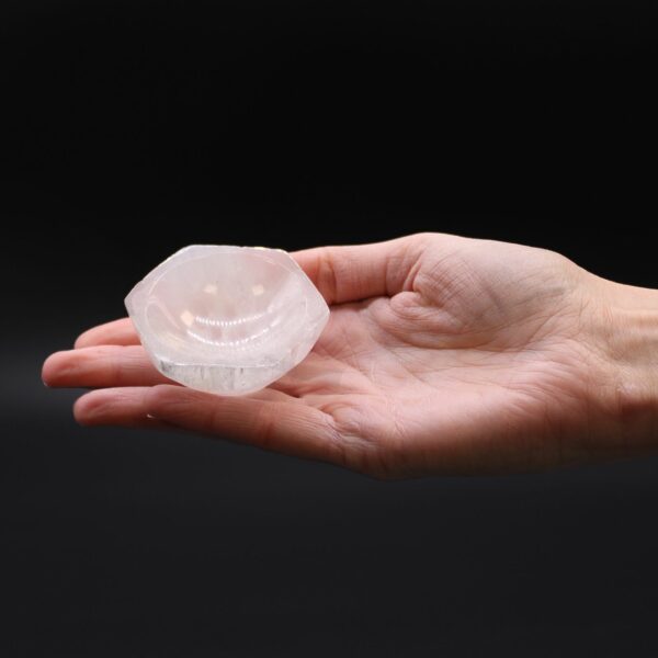Selenite Hex Bowl - 6cm - Image 5