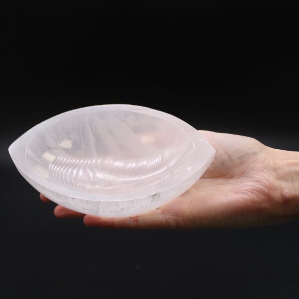 Selenite Eye Bowl - 15cm - Image 5