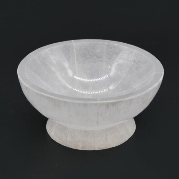 Selenite Ritual Bowl  - 10cm - Image 3