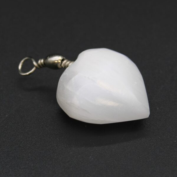 Selenite Heart Pendant - Image 2