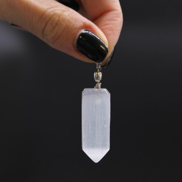 Selenite Obelisk Pendant - Image 5