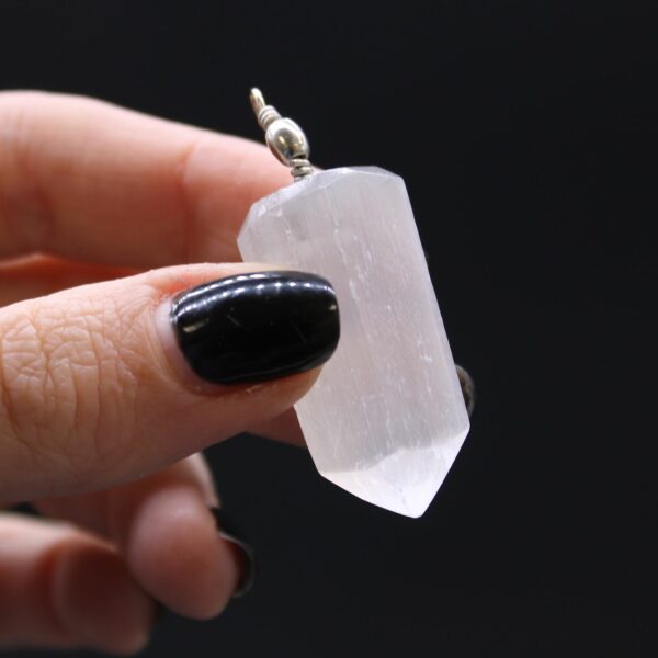 Selenite Obelisk Pendant - Image 6